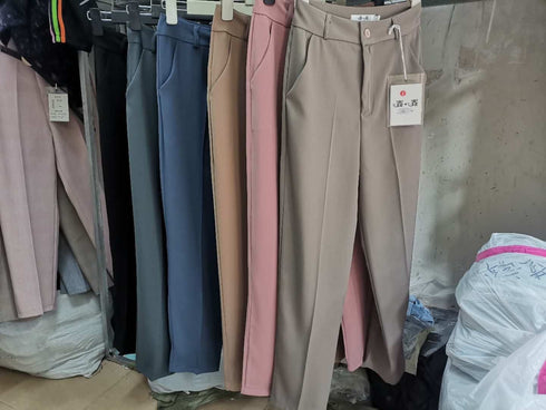 High Waist Loose Casual Trouser